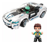Auto Bmw I8 Bloques P/armar 168 Piezas 14013 Qman