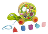 Tortuga De Arrastre Madera Con Juego De Encastre Fl589