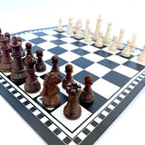 Ajedrez Simil Madera Juego De Mesa Tradicional Nupro 1033