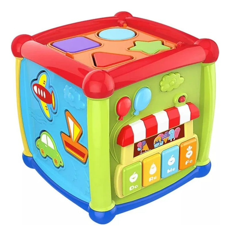 Cubo De Actividades Fancy Cube Con Luz Y Sonido Ft476