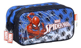 Spiderman Cartuchera Canopla 2 Cierres Original Wabro 38265