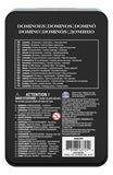 Juego De Domino Doble 6 En Caja Metalica 28 Fichas Con Color