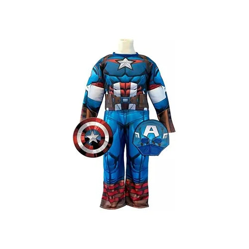 Disfraz De Capitan America Licencia Original New Toys