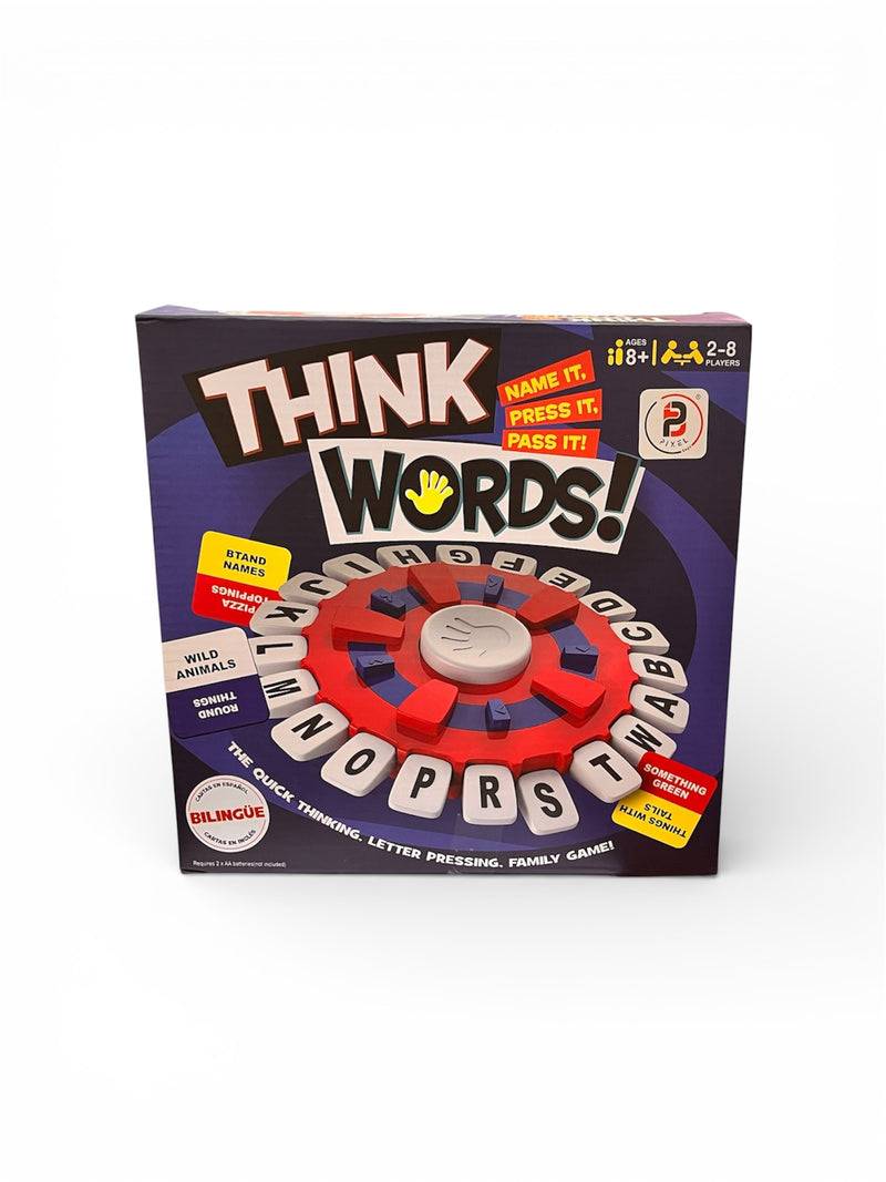 Think Words Bilingue Juego De Mesa Tipo Basta 6220