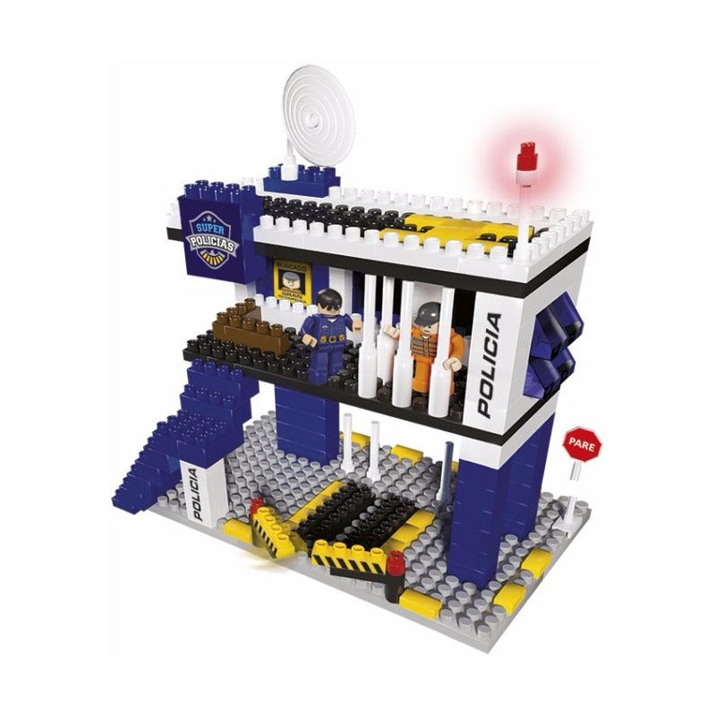 Blocky Super Policias Con 290 Piezas Original Dimare