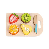 Cortando Frutas Encastre Piezas Madera Tooky Toy Ft689