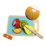 Cortando Frutas Encastre Piezas Madera Tooky Toy Ft689