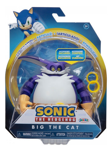 Figura Big The Cat 10 Cm + Accesorios - Sonic