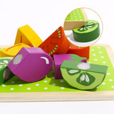 Cortando Vegetales Encastre Piezas Madera Tooky Toy Ft688