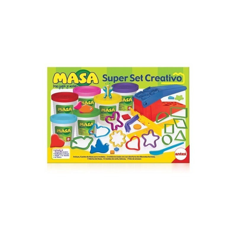 Masa Para Moldear Modelo Super Set Creativo Marca Antex