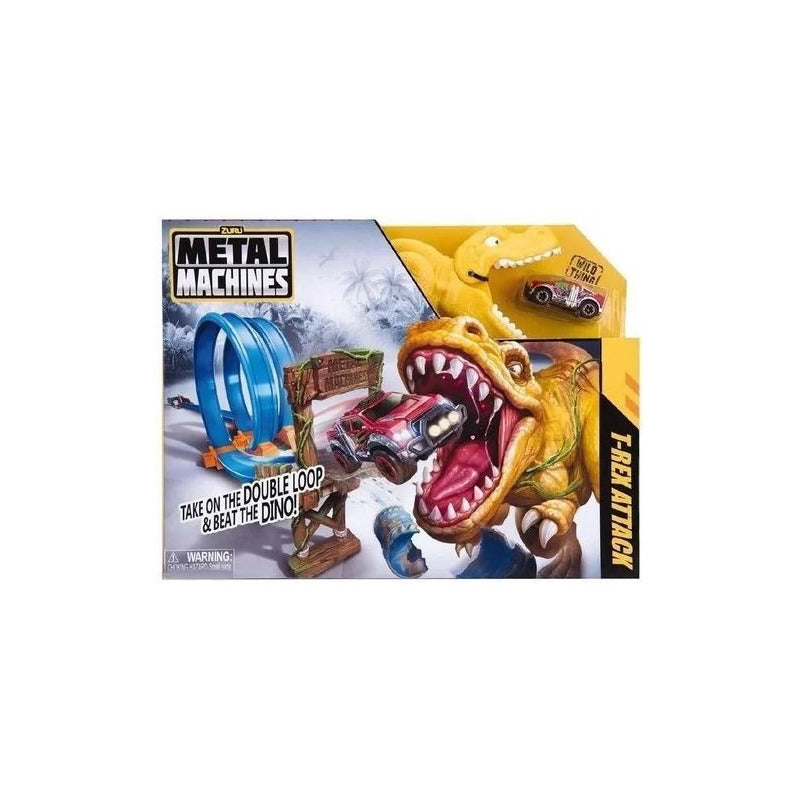 Metal Machines Pista T-rex Attaack Trap Original Zuru