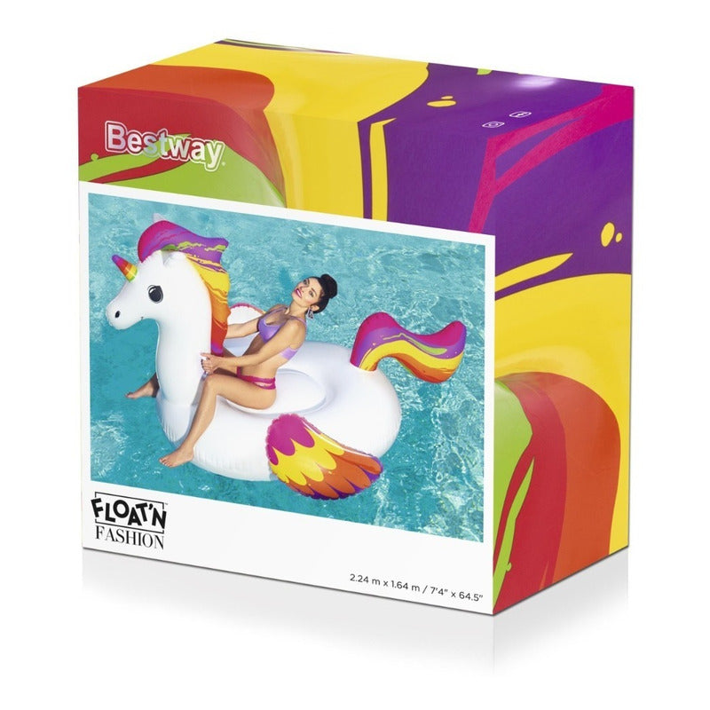 Unicornio Flotador Inflable Salvavidas Grande 41113 Bestway