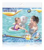 Asiento Flotador Inflable Animalitos 34058 Bestway 81x56cm
