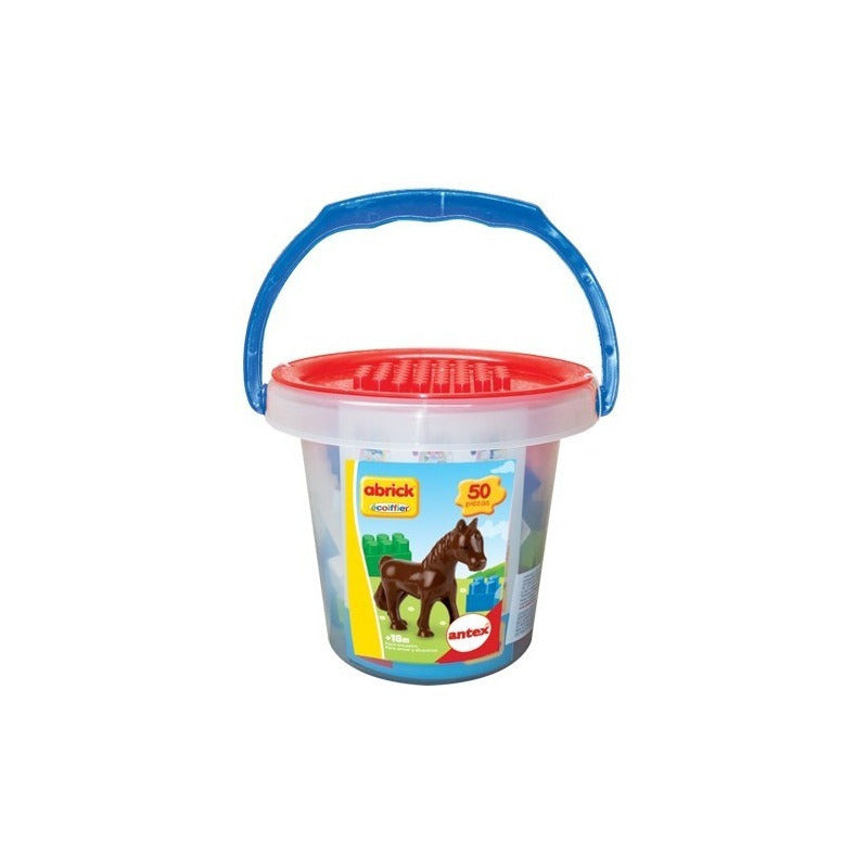 Abrick Balde Caballo 50 Piezas Original De Antex 9052