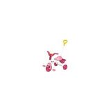 Primer Triciclo Rondi Rosa C/barra De Paseo Y Canasto