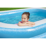 Pileta Inflable Rectangular Azul 262x175x51cm Bestway 54006