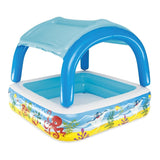 Pileta Inflable Cuadrada Techo Desmontable Bestway 52192