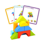 Block Game Encastre Piezas Madera Tooky Toy Ft717