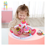 Set De Te Piezas Madera Tooky Toy Ft731