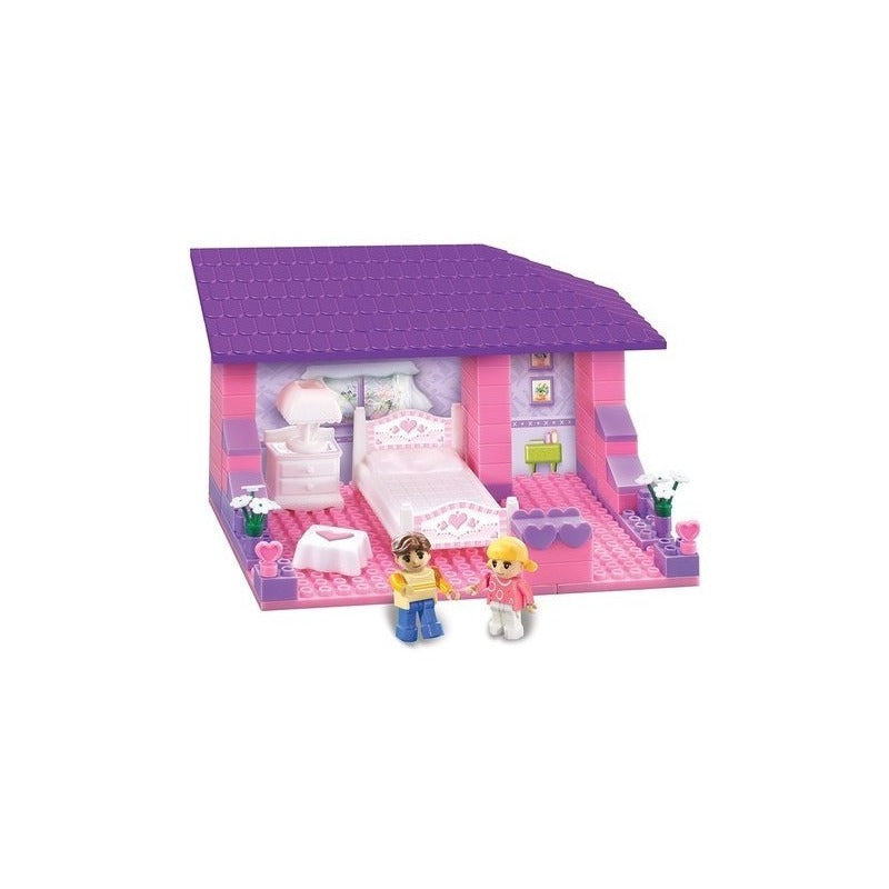 Blocky House Dormitorio Con 80 Piezas Original Dimare