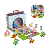 Cajita Set Princesas De Madera Tooky Toy Ft722