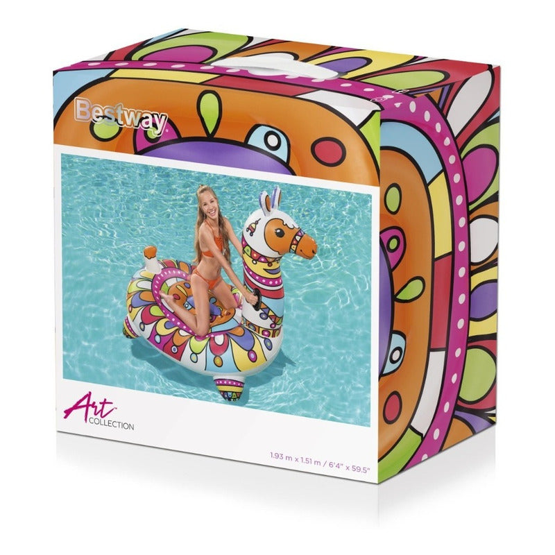 Llama Pop Flotador Inflable Salvavidas Grande 41136 Bestway