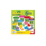 Masa Para Moldear 6 Potes Grandes Original De Antex