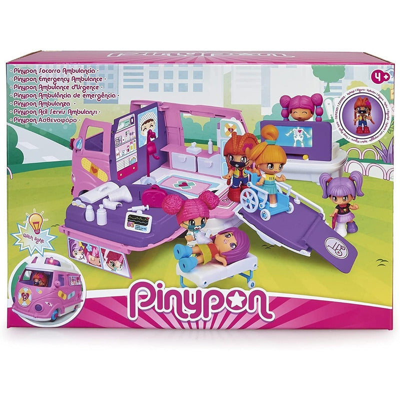 Pinypon Figura Socorro Ambulancia Luz Y Sonido Orig. 16790