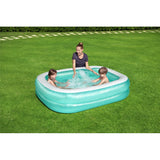 Pileta Inflable Rectangular 54005 Azul 201x150x51cm Bestway