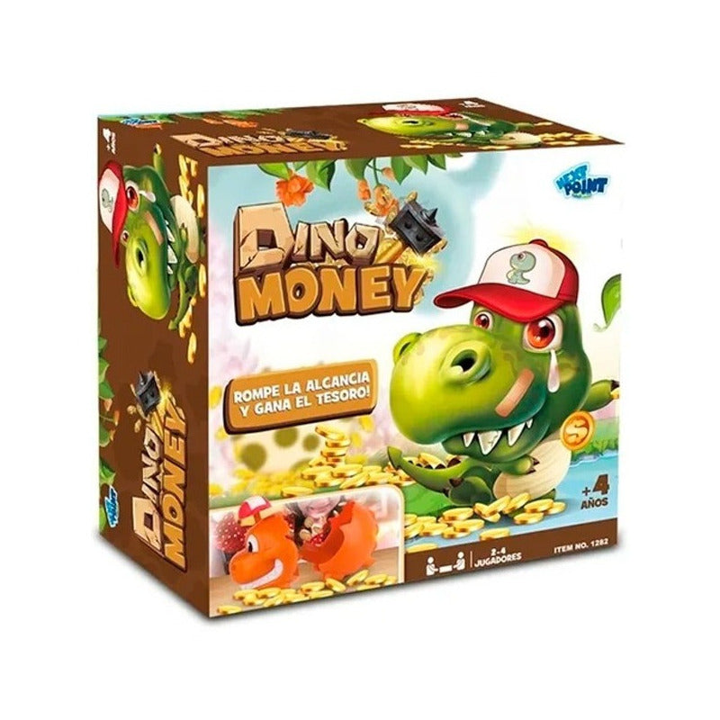 Dino Monkey Rompe La Alcancia Y Gana Original 1832