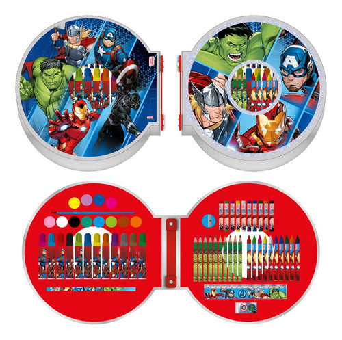 Set De Arte Avengers 58 Piezas C/licencia Original Sp553