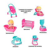 Muñeca Bebe Set Casa 4 En 1 Ikdiv011