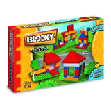 Bloques Para Armar Blocky Construcción Ciudad 70 Piezas  En  Caja
