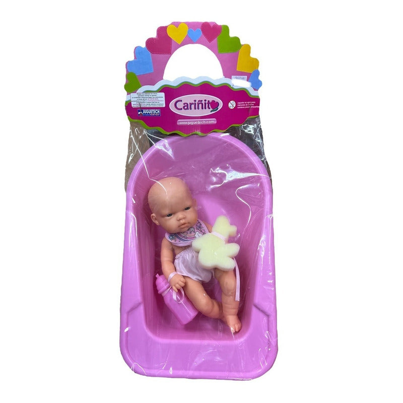 Muñeca Bebote Mi Nenito Bañadera Y Accesorios Cariñito 483