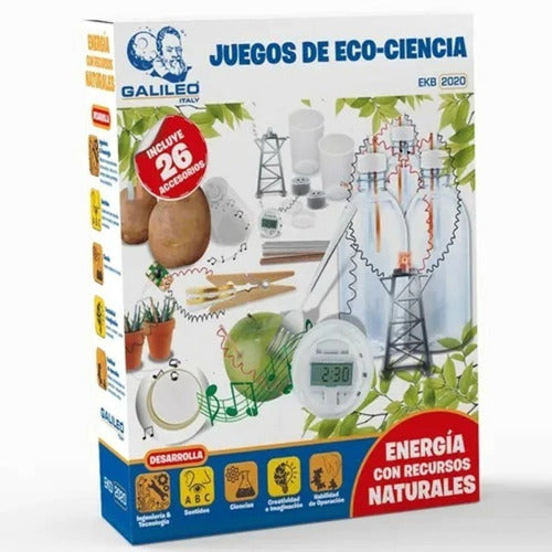 Juego De Eco Ciencia Energía Con Recursos Naturales Galileo