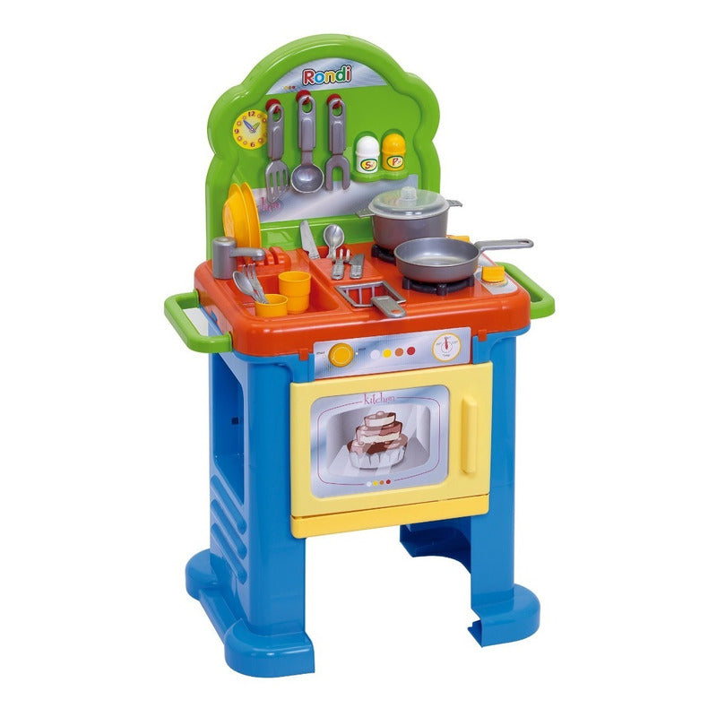 Cocina Kitchen Con 19 Accesorios De Cocina Rondi