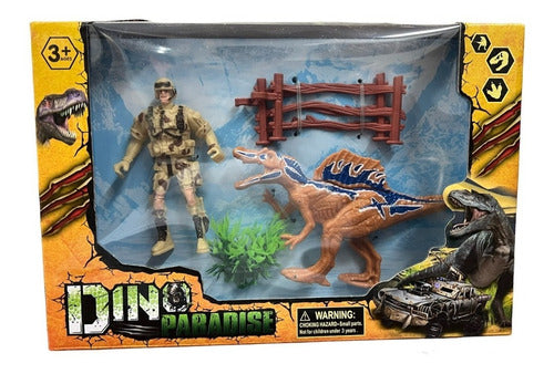 Set Dinosaurio Con Figura Y Accesorios 7837
