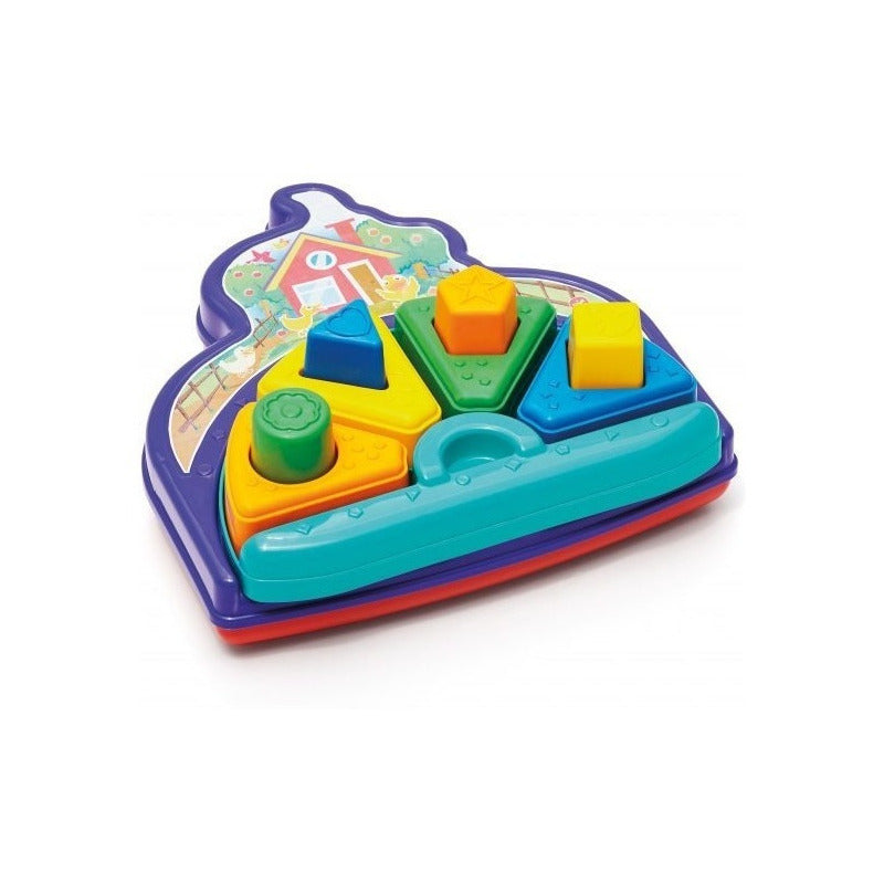 Soft Block Didactico Bebe Con Encastre 3034 Calesita