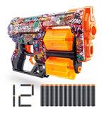 Pistola X-shot Skins Con 12 Dardos Original Zuru 7299