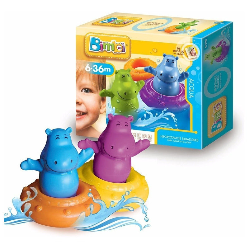 Bimbi Hipopotamos Silbadores Para Bebe Original Dimare