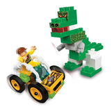 Blocky Dinos Con 65 Piezas Original Dimare 0677