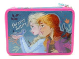 Cartuchera Frozen 2 Cierres Con Utiles Fa388 Original Cresko