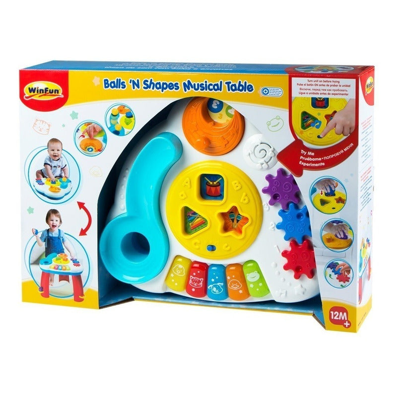 Mesa De Actividades Didactica Musical Para Bebe 0812 Winfun