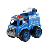 Camion Policia Mini Set X 2 Vehiculos Diy Ik0067