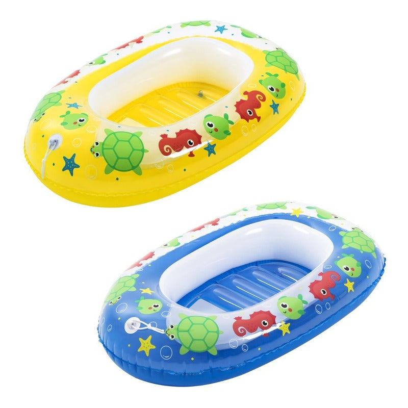 Bote Flotador Asiento Inflable Bestway De 102x69cm 34037