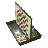 Ajedrez Con Piezas De Plastico Ludo Damas Magnetico 3 En 1