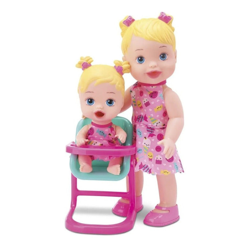 Muñeca Bebe Set Hora De Comer Ikdiv013