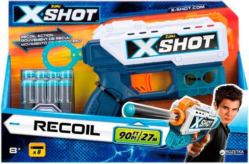 Pistola X-shot Recoil O Pulse O  Kickback Original Zuru