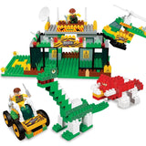 Blocky Dinos Con 260 Piezas Original Dimare 0679