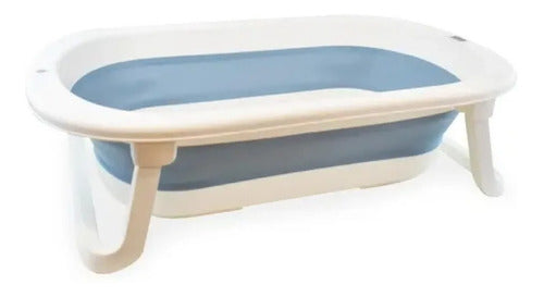 Bañadera Plastica Azul Plegable 25 Litros Ok Baby Okbb0275